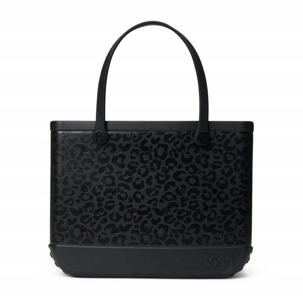 Original Bogg Bag Onyx Leopard Resort Vacation Beach Tote Durable Travel Friendly with Cosmetic Organizer for Resort Holidays Travel Organizer Vacation Essentials for Women