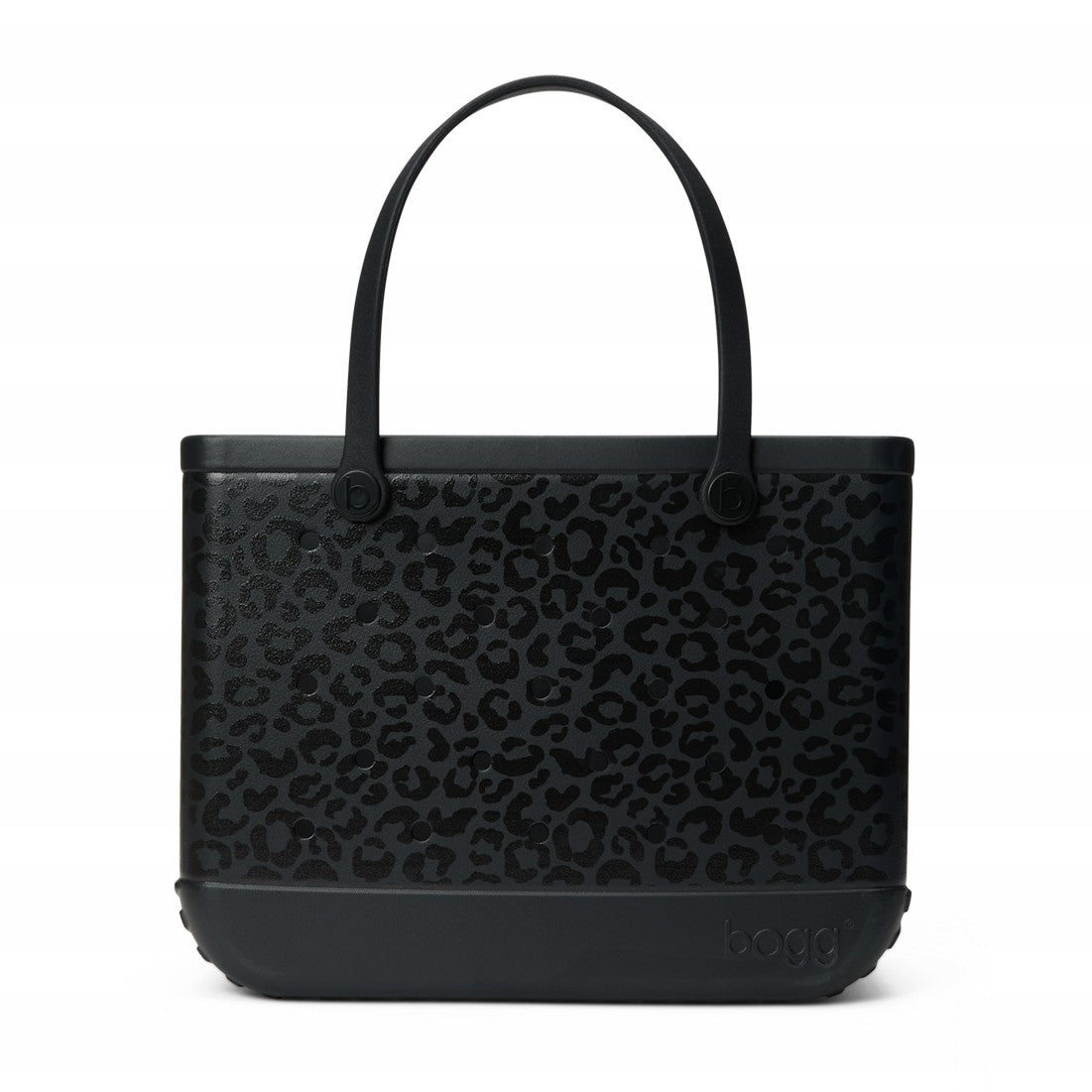 Original Bogg Bag Onyx Leopard Resort Vacation Beach Tote Durable Travel Friendly with Cosmetic Organizer for Resort Holidays Travel Organizer Vacation Essentials for Women