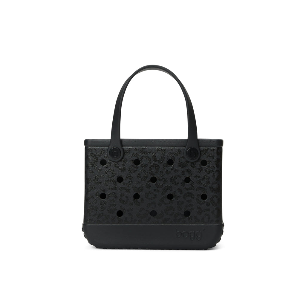 Bitty Bogg Bag Onyx Leopard Waterproof EVA Beach Tote Bag Tip Resistant Sandproof with Extra Storage Compartments for Boat Trips Travel Organizer Vacation Essentials for Women