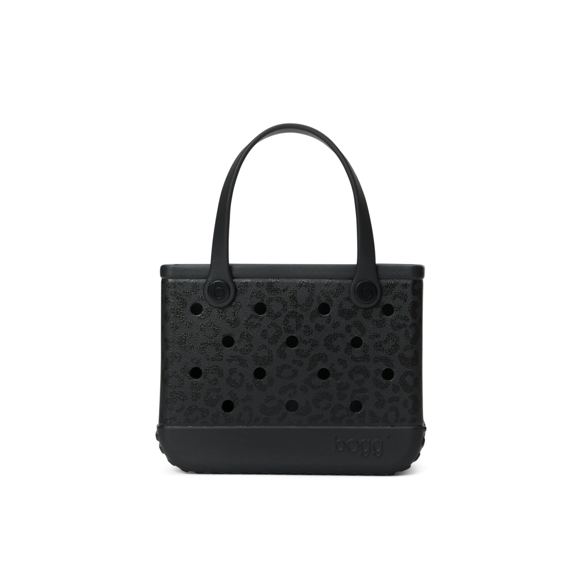 Bitty Bogg Bag Onyx Leopard Waterproof EVA Beach Tote Bag Tip Resistant Sandproof with Extra Storage Compartments for Boat Trips Travel Organizer Vacation Essentials for Women