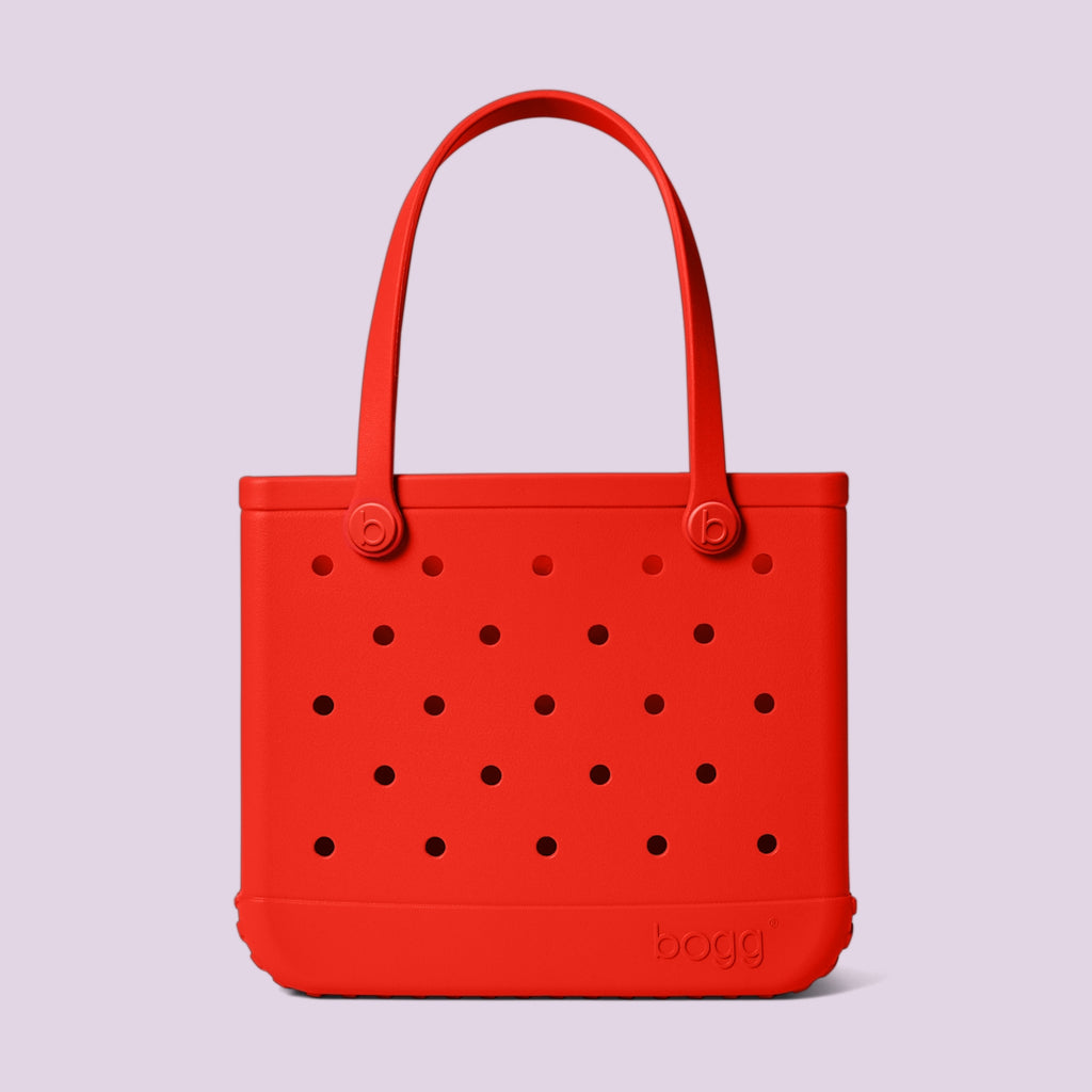 Baby Bogg Bag Buoy Red Luxury Resort Pool Tote Oversized Travel Friendly with Makeup Bag for Resort Holidays Travel Organizer Vacation Essentials for Women