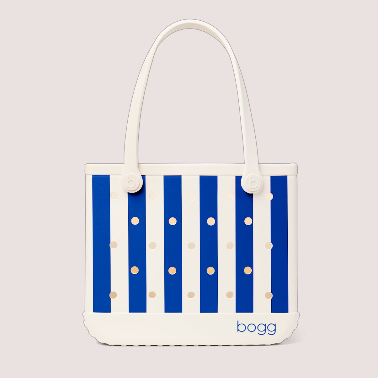 Baby Bogg Bag Mykonos Blue Stripe Yacht Day Travel Organizer Stylish Large Capacity Non Slip Bottom Design for Women