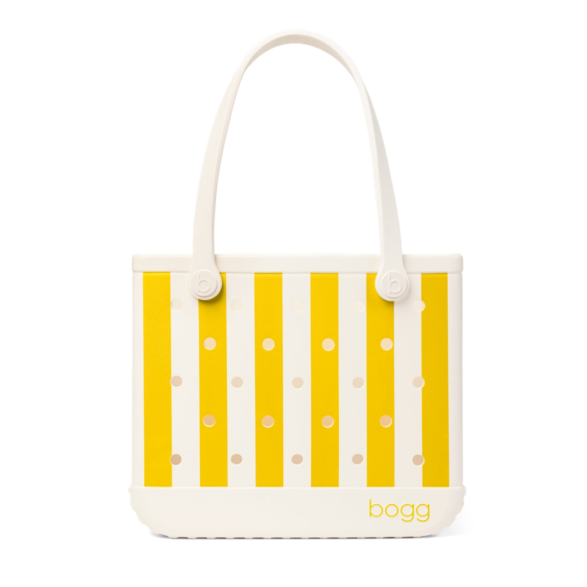 Baby Bogg Bag Limoncello Yellow Stripe Summer Escape Beach Bag Heavy Duty Multi Purpose Extra Wide Opening for Boat Excursions