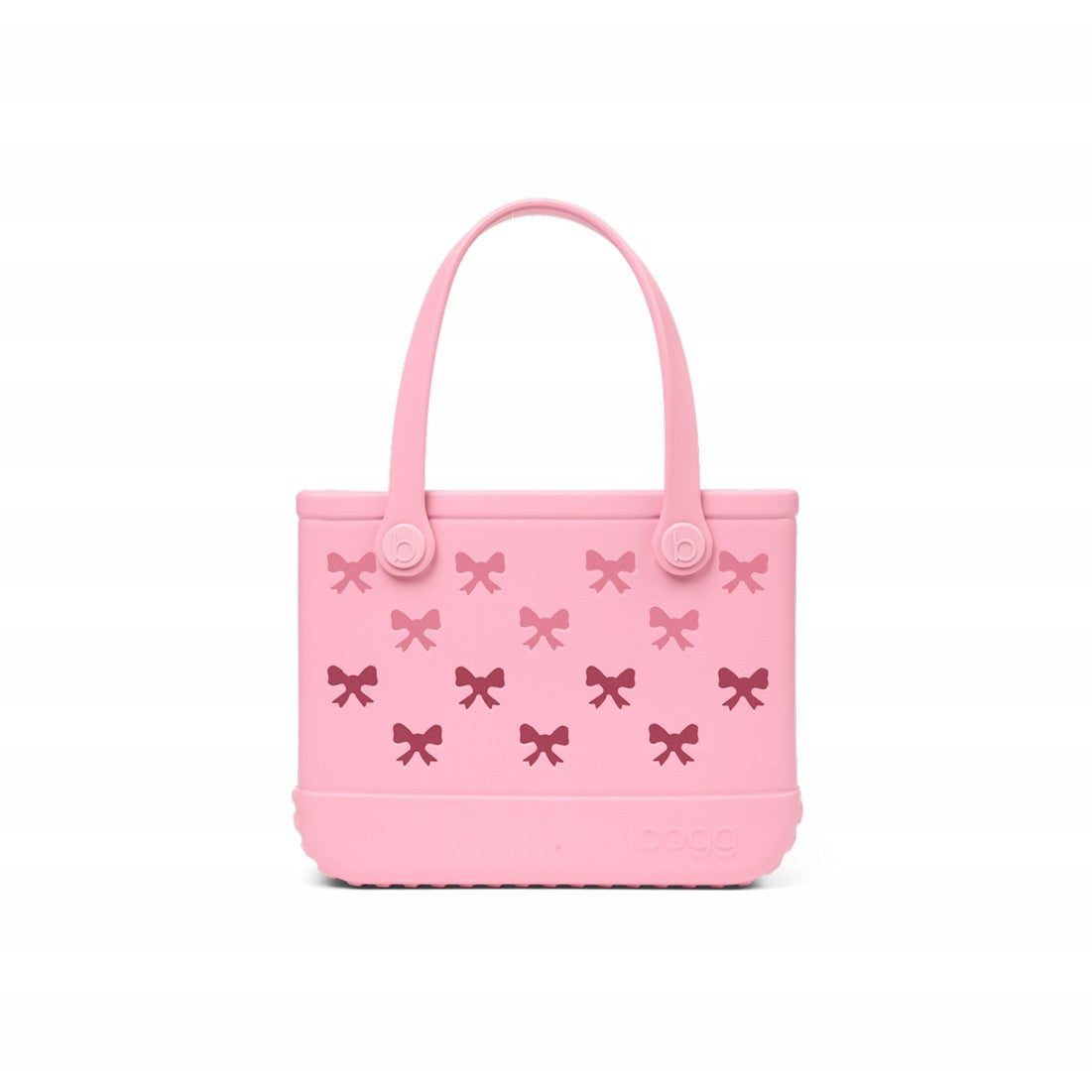 Bitty Bogg Bag Bubblegum Bows Coastal Travel Beach Bag Portable Oversized Deep Storage Interior for Pool Activities