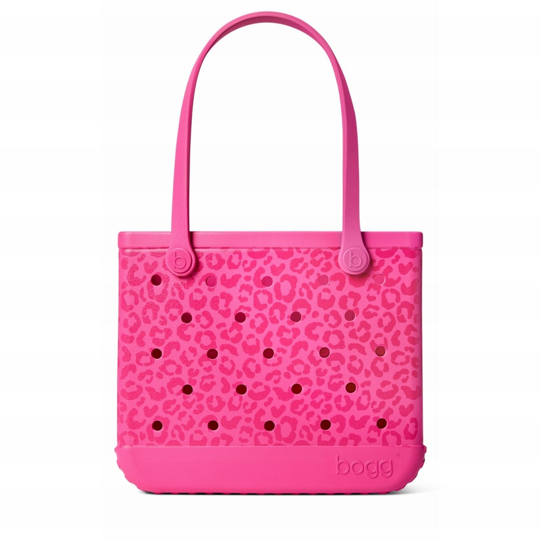 Baby Bogg Bag Purrr fectly Pink Leopard Large Capacity Beach Carryall Oversized Large Capacity with Cosmetic Organizer for Family Beach Days Travel Organizer Vacation Essentials for Women