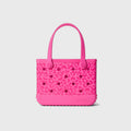 Bitty Bogg Bag Purrr fectly Pink Leopard Women's Waterproof Beach Tote Large Capacity Easy Clean with Adjustable Shoulder Strap for Lake Adventures Travel Organizer Vacation Essentials for Women