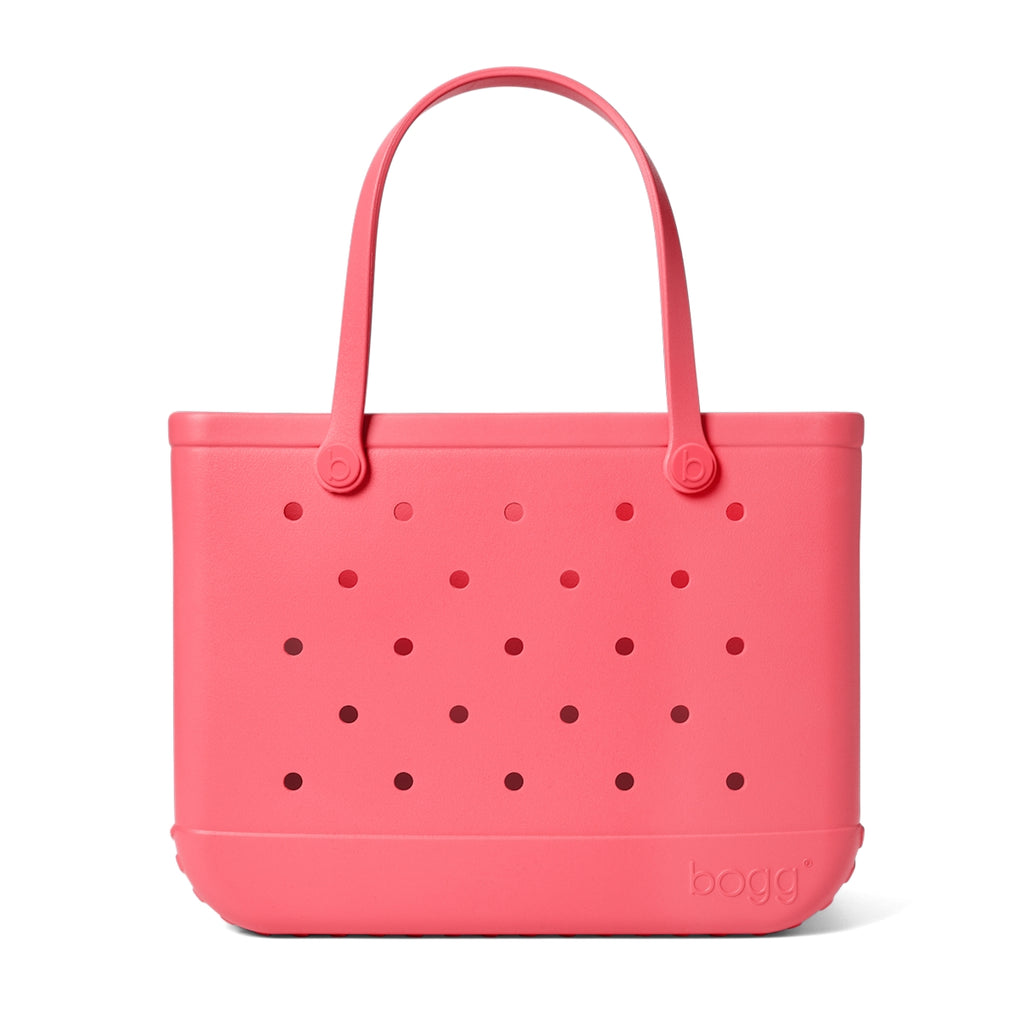Original Bogg Bag Capri Coral Cruise Ship Essentials Tote Modern Easy Clean Bonus Cosmetic Bag Included for Pool Activities
