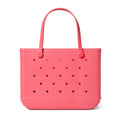Original Bogg Bag Capri Coral Cruise Ship Essentials Tote Modern Easy Clean Bonus Cosmetic Bag Included for Pool Activities