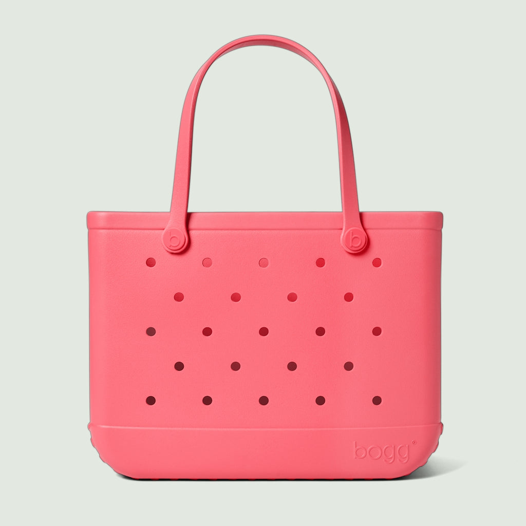 Original Bogg Bag Capri Coral Outdoor Journey Tote Flexible Large Capacity Bonus Cosmetic Bag Included for Boat Excursions