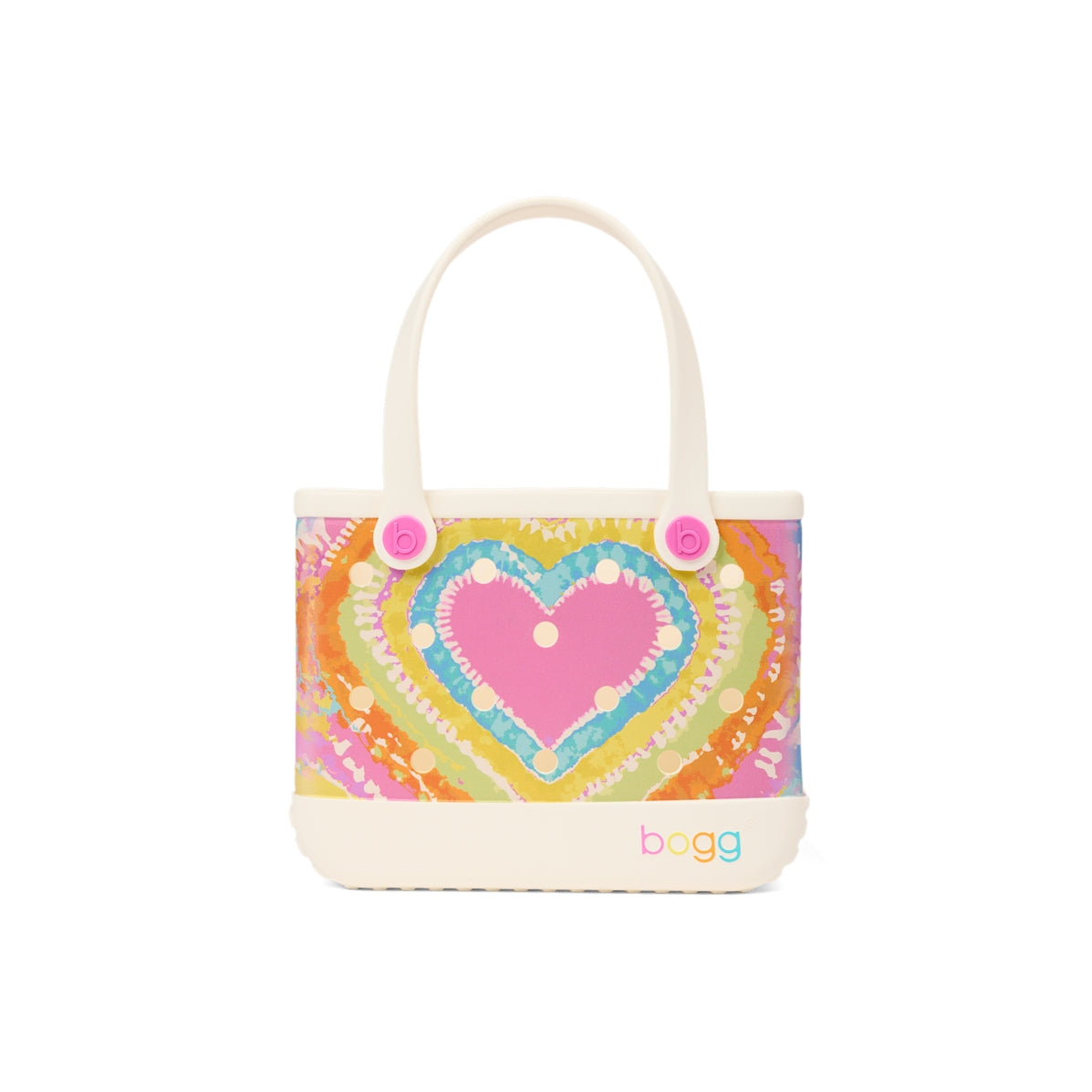 Bitty Bogg Bag Dye licious Heart Pink Taffy Travel Smart Beach Bag Stylish Large Capacity Bonus Cosmetic Bag Included for Outdoor Sports