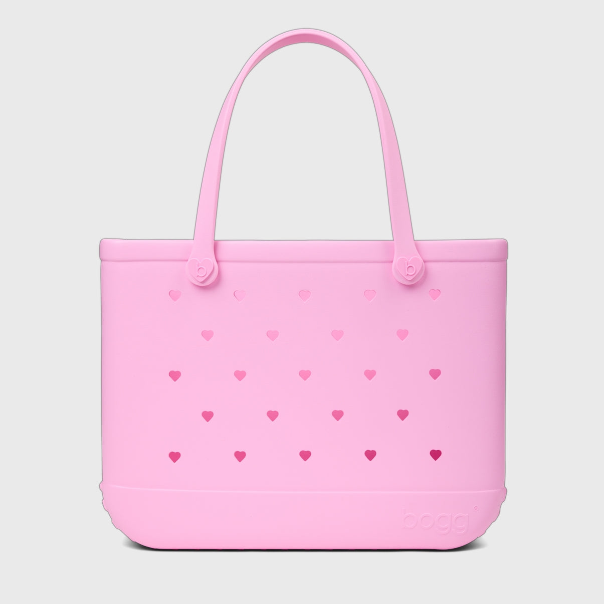Original Bogg Bag Cut Out Heart Pink Taffy Outdoor Leisure Organizer Modern Tip Resistant Accessory Organizer Pouch for Weekend Travel