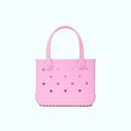 Bitty Bogg Bag Cut Out Heart Pink Taffy Weekend Escape Carryall Ultra Durable Large Capacity Extra Wide Opening for Family Trips