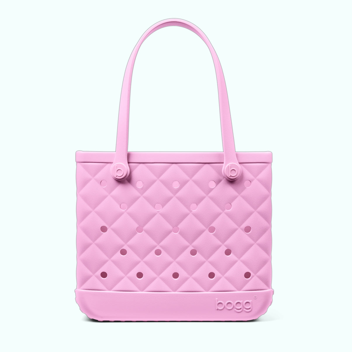 Baby Bogg Bag Quilted Pink Taffy Weekend Getaway Beach Bag Durable Large Capacity with Makeup Bag for Boat Trips Travel Organizer Vacation Essentials for Women