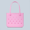 Baby Bogg Bag Pink Taffy Summer Beach Accessories Bag Travel Friendly Travel Friendly with Easy Clean Surface for Weekend Getaways Travel Organizer Vacation Essentials for Women