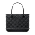 Original Bogg Bag Quilted LBD Black Resort Vacation Beach Tote Easy Clean Travel Friendly with Spacious Interior for Tropical Vacations Travel Organizer Vacation Essentials for Women