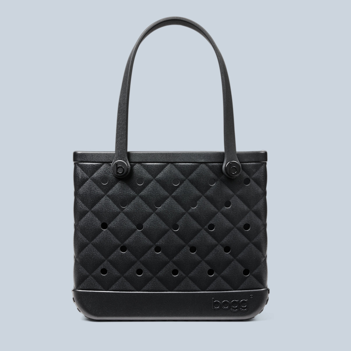 Baby Bogg Bag Quilted LBD Black Coastal Weekend Carryall Modern Washable Easy Maintenance Surface for Boat Excursions