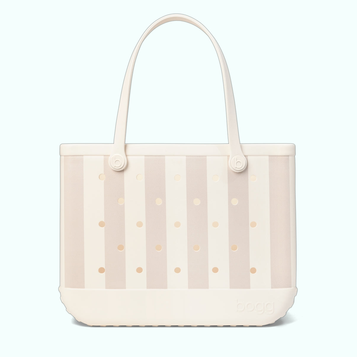 Original Bogg Bag Beachside Stripe Vacation Essentials Beach Organizer Travel Friendly Large Capacity with Makeup Bag for Summer Travel Travel Organizer Vacation Essentials for Women