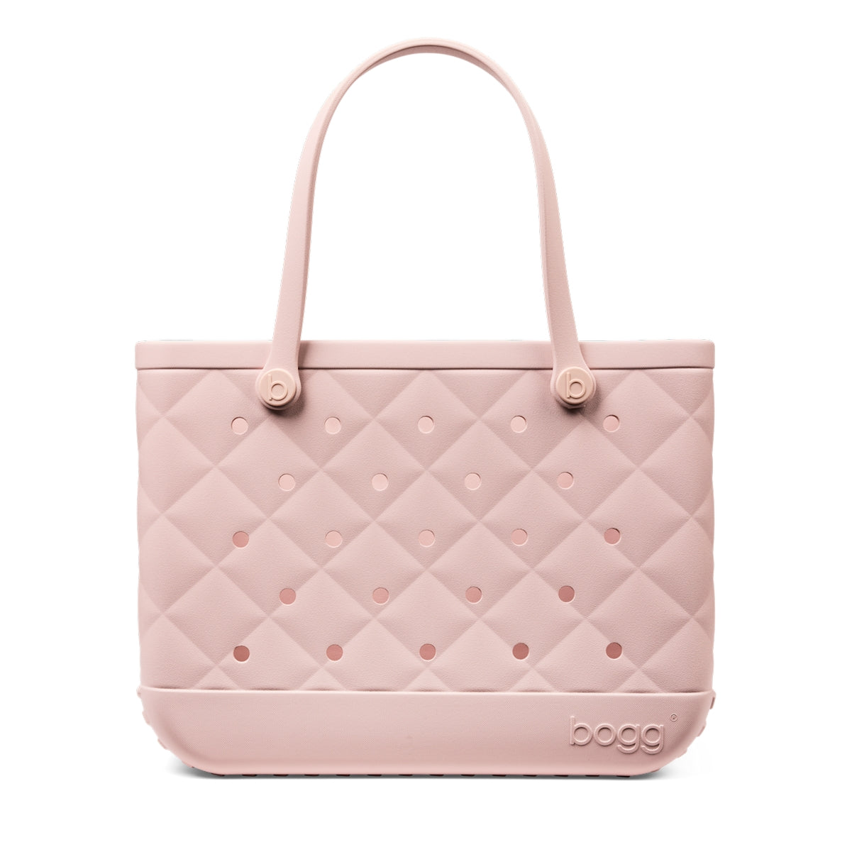 Original Bogg Bag Quilted Rose Petal Waterfront Travel Tote Lightweight Travel Friendly Open Top Access Access for Weekend Travel