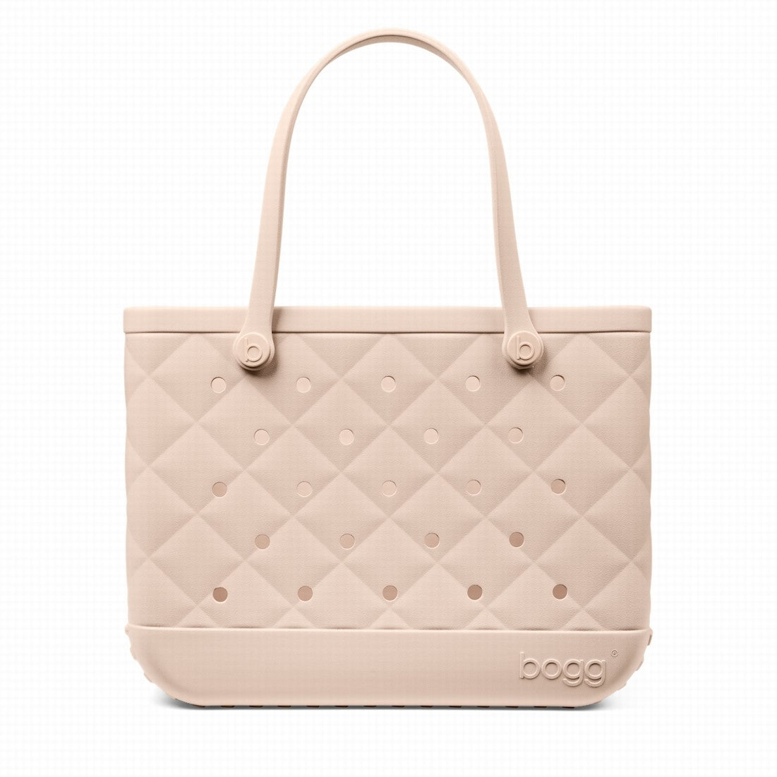 Original Bogg Bag Quilted Freshly Pressed Linen Seaside Family Tote Stylish Washable Non Slip Bottom Design for Weekend Travel