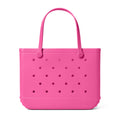 Original Bogg Bag Haute Pink Quick Dry Beach Storage Tote Sandproof Durable with Waterproof Phone Pouch for Beach Vacation Travel Organizer Vacation Essentials for Women