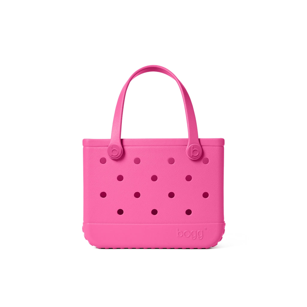 Bitty Bogg Bag Haute Pink Water Sports Travel Tote Tip Resistant Washable with Cosmetic Organizer for Family Beach Days Travel Organizer Vacation Essentials for Women