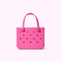 Bitty Bogg Bag Haute Pink Family Beach Day Carryall Durable Durable with Non Slip Bottom for Summer Travel Travel Organizer Vacation Essentials for Women