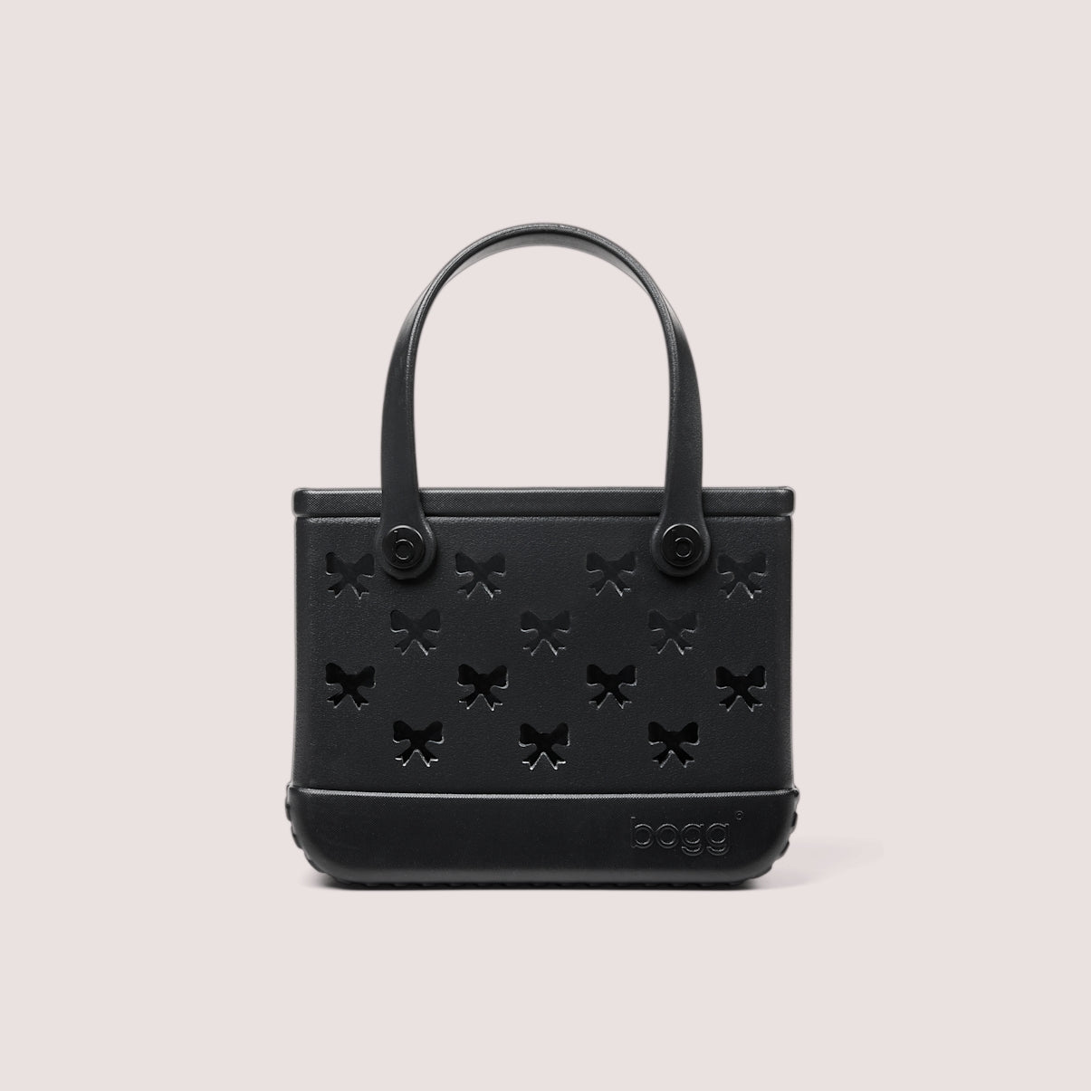Bitty Bogg Bag Black Bows Summer Escape Beach Bag Premium Sandproof Open Top Access Access for Weekend Travel