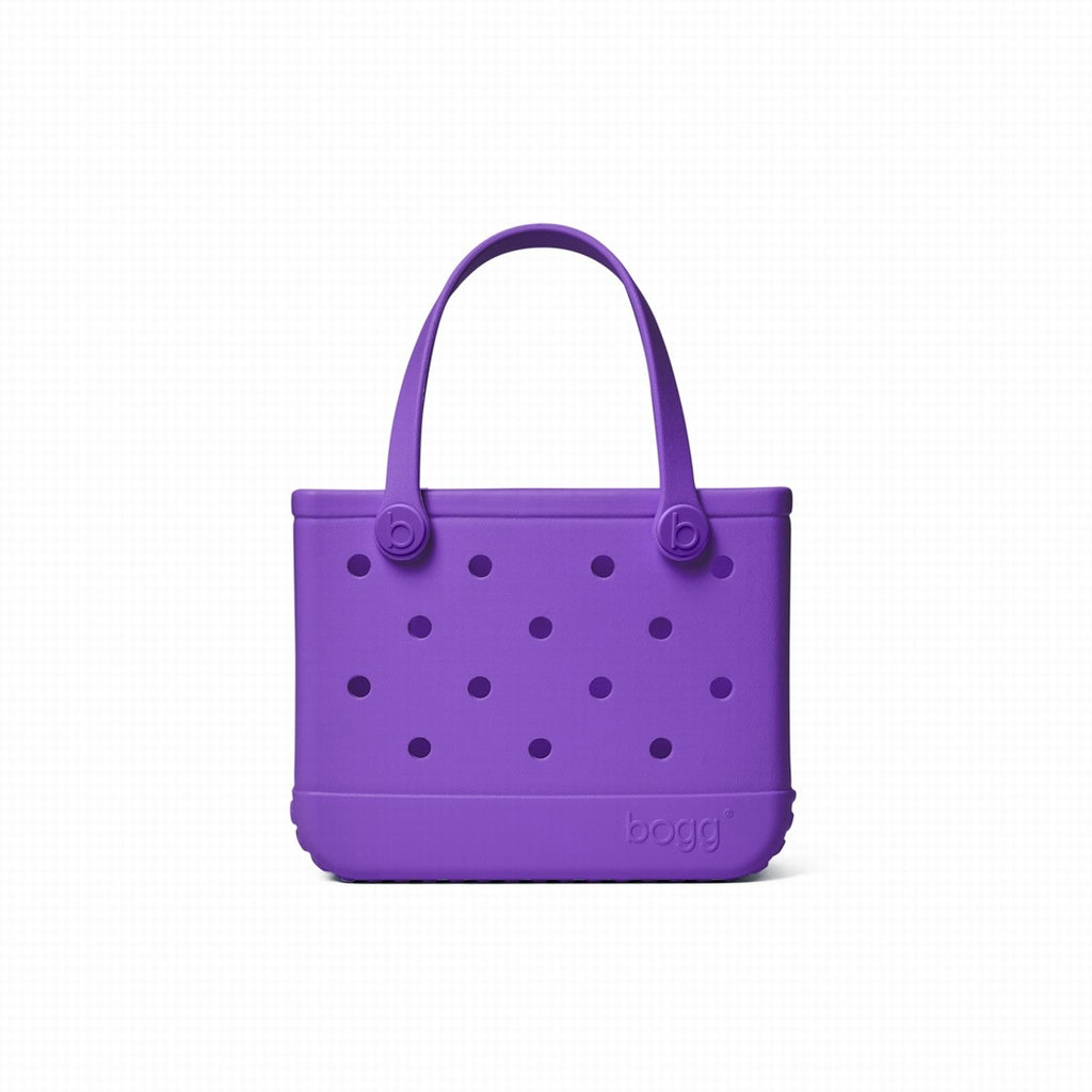 Bitty Bogg Bag Houston We Have a Purple Premium EVA Pool Bag Easy Clean Washable with Reinforced Handles for Pool Days Travel Organizer Vacation Essentials for Women
