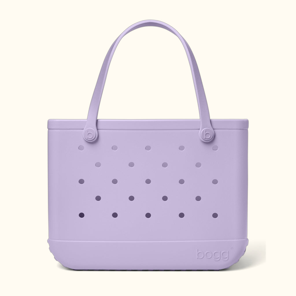 Original Bogg Bag I Lilac You a Lot Water Sports Travel Tote Washable Tip Resistant with Spacious Interior for Camping Trips Travel Organizer Vacation Essentials for Women