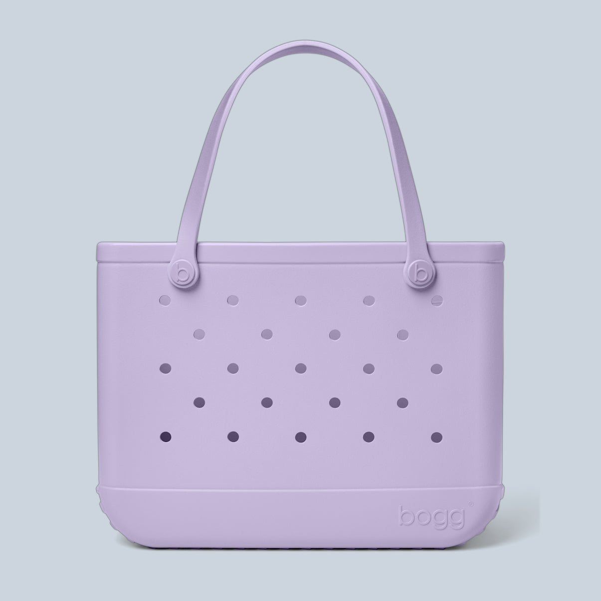Original Bogg Bag I Lilac You a Lot Family Size Beach Organizer Travel Friendly Easy Clean with Non Slip Bottom for Pool Days Travel Organizer Vacation Essentials for Women