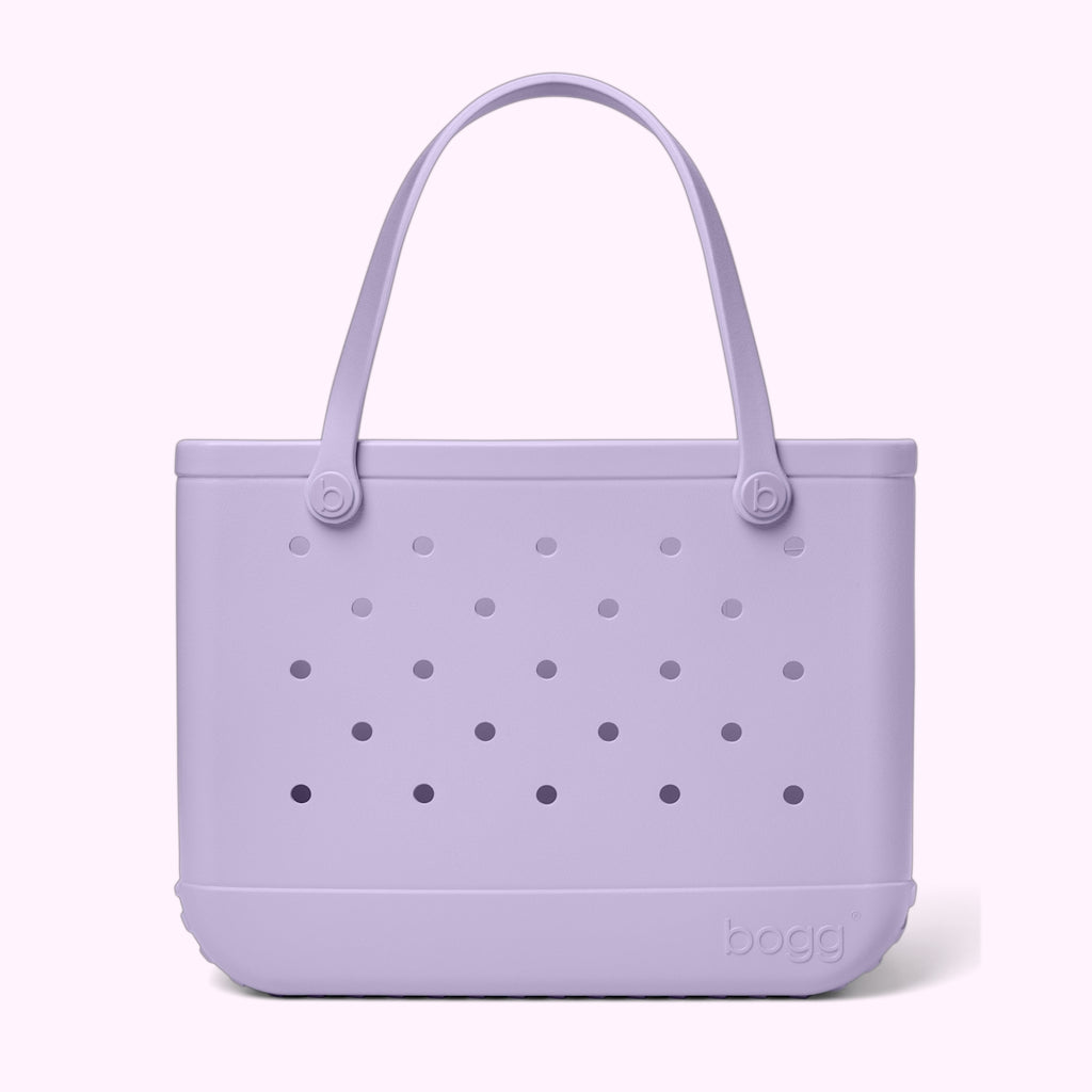 Original Bogg Bag I Lilac You a Lot Weekend Getaway Beach Bag Durable Waterproof with Makeup Bag for Weekend Getaways Travel Organizer Vacation Essentials for Women