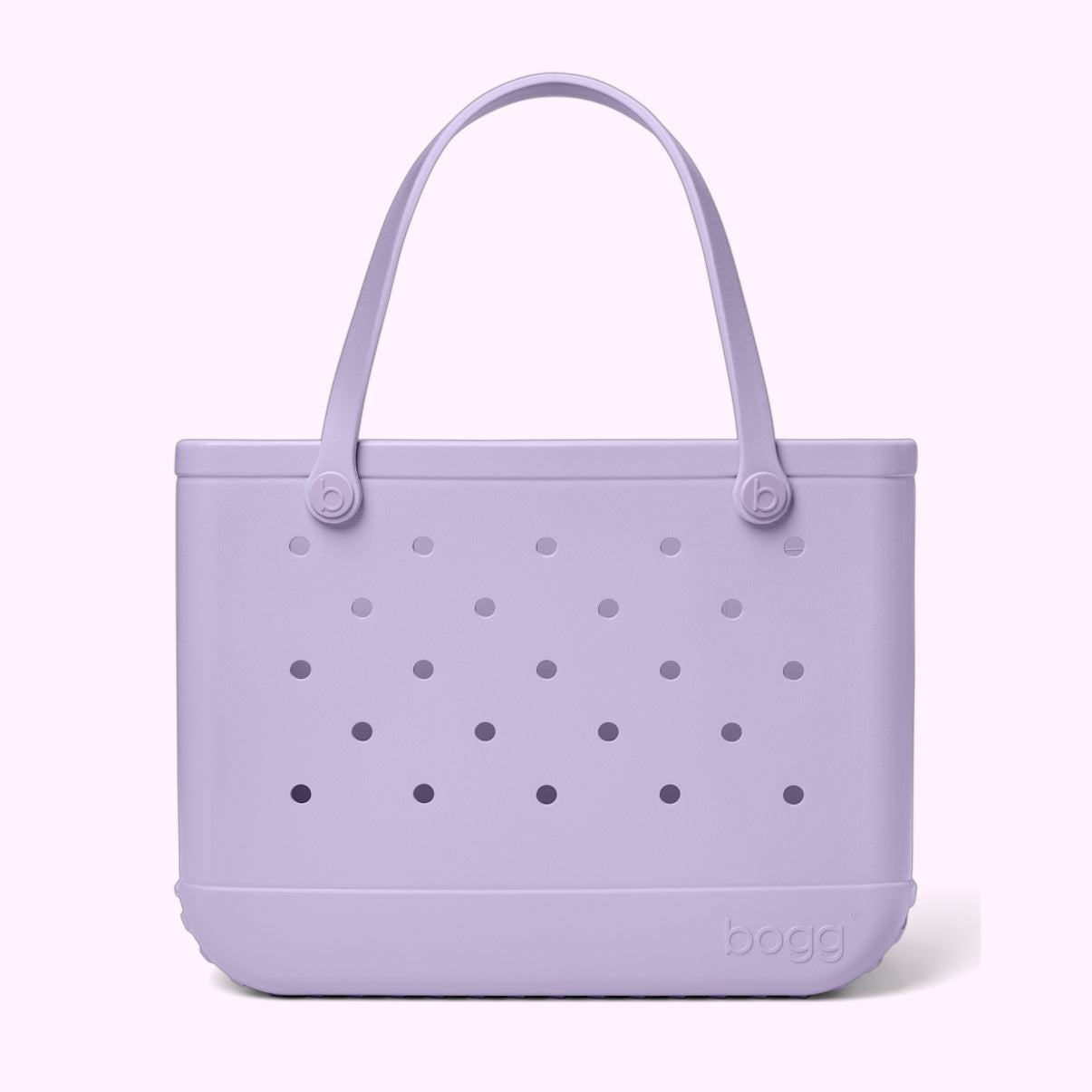 Original Bogg Bag I Lilac You a Lot Weekend Getaway Beach Bag Durable Waterproof with Makeup Bag for Weekend Getaways Travel Organizer Vacation Essentials for Women