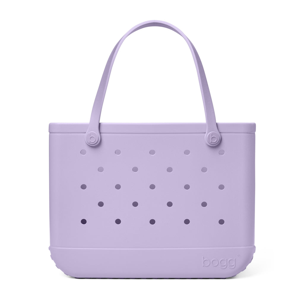 Original Bogg Bag I Lilac You a Lot Island Getaway Carryall Flexible Oversized Waterproof Phone Pouch Included for Beach Holidays