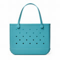 Original Bogg Bag Turquoise and Caicos Cruise Ship Essentials Tote Lightweight Multi Purpose Waterproof Phone Pouch Included for Cruise Travel
