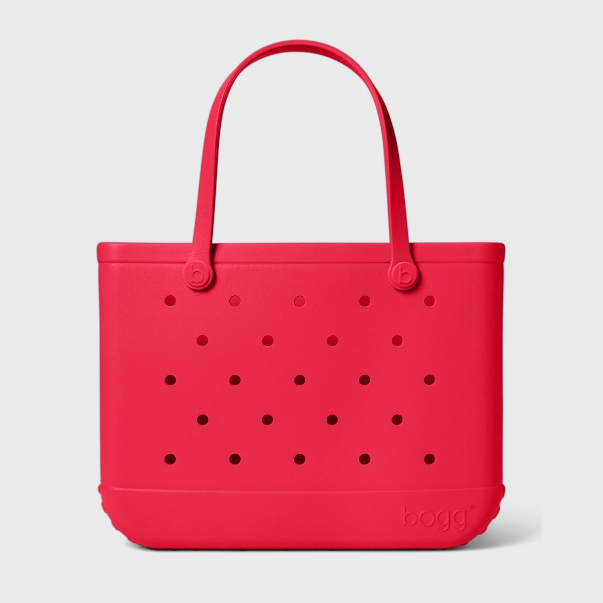 Original Bogg Bag Off to the Races Red Weekend Escape Carryall Ultra Durable Sandproof Bonus Cosmetic Bag Included for Pool Activities