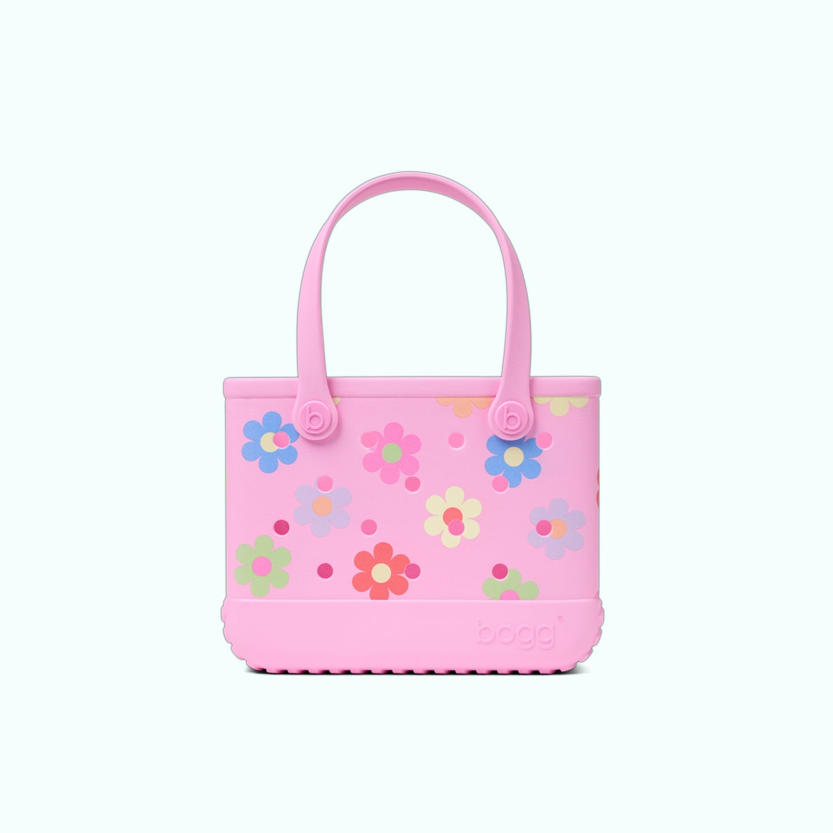 Bitty Bogg Bag Happy Flowers Pool Party Storage Bag Functional Large Capacity Open Top Access Access for Outdoor Sports