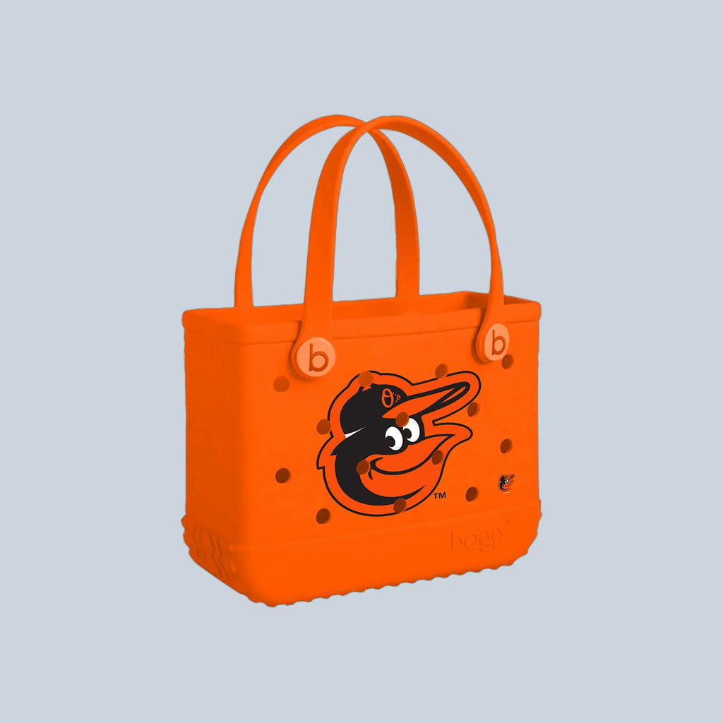 Bitty Bogg Bag Baltimore Orioles Premium EVA Pool Bag Easy Clean Washable with Reinforced Handles for Pool Days Travel Organizer Vacation Essentials for Women