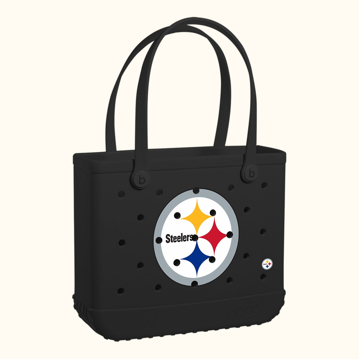 Baby Bogg Bag Pittsburgh Steelers Sunny Getaway Carryall Heavy Duty Easy Clean Easy Maintenance Surface for Beach Holidays