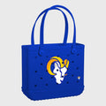 Baby Bogg Bag Los Angeles Rams Travel Friendly Beach Organizer Oversized Waterproof with Makeup Bag for Tropical Vacations Travel Organizer Vacation Essentials for Women
