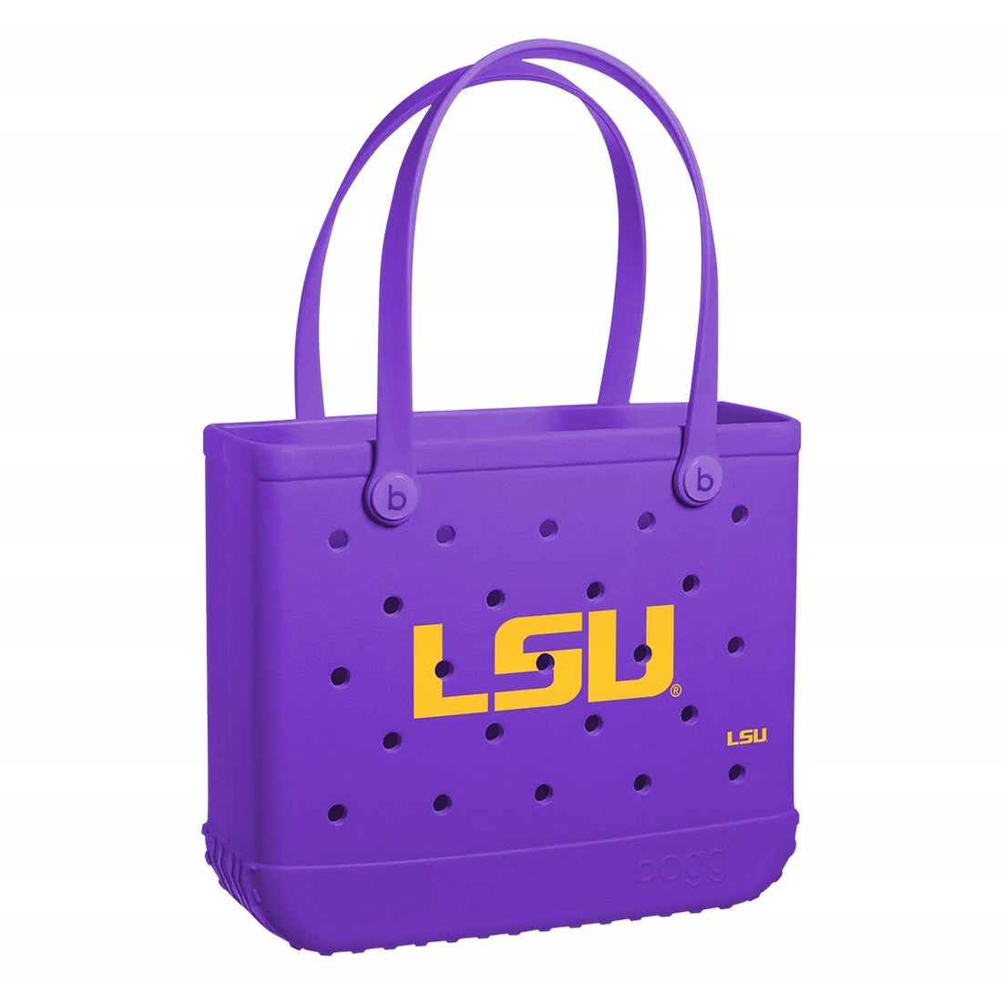Baby Bogg Bag LSU Tigers Water Sports Travel Tote Travel Friendly Tip Resistant with Travel Accessory Pouch for Resort Holidays Travel Organizer Vacation Essentials for Women