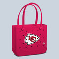 Baby Bogg Bag Kansas City Chiefs Women's Waterproof Beach Tote Lightweight Large Capacity with Spacious Interior for Beach Vacation Travel Organizer Vacation Essentials for Women