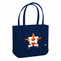 Baby Bogg Bag Houston Astros Waterproof EVA Beach Tote Bag Waterproof Travel Friendly with Non Slip Bottom for Yacht Excursions Travel Organizer Vacation Essentials for Women