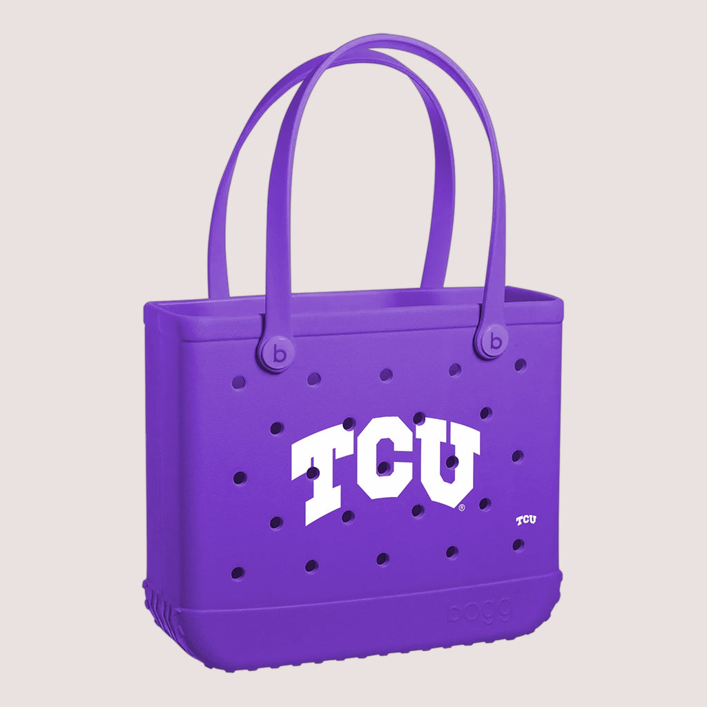Baby Bogg Bag TCU Horned Frogs Family Fun Day Tote Portable Easy Clean Deep Storage Interior for Boat Excursions