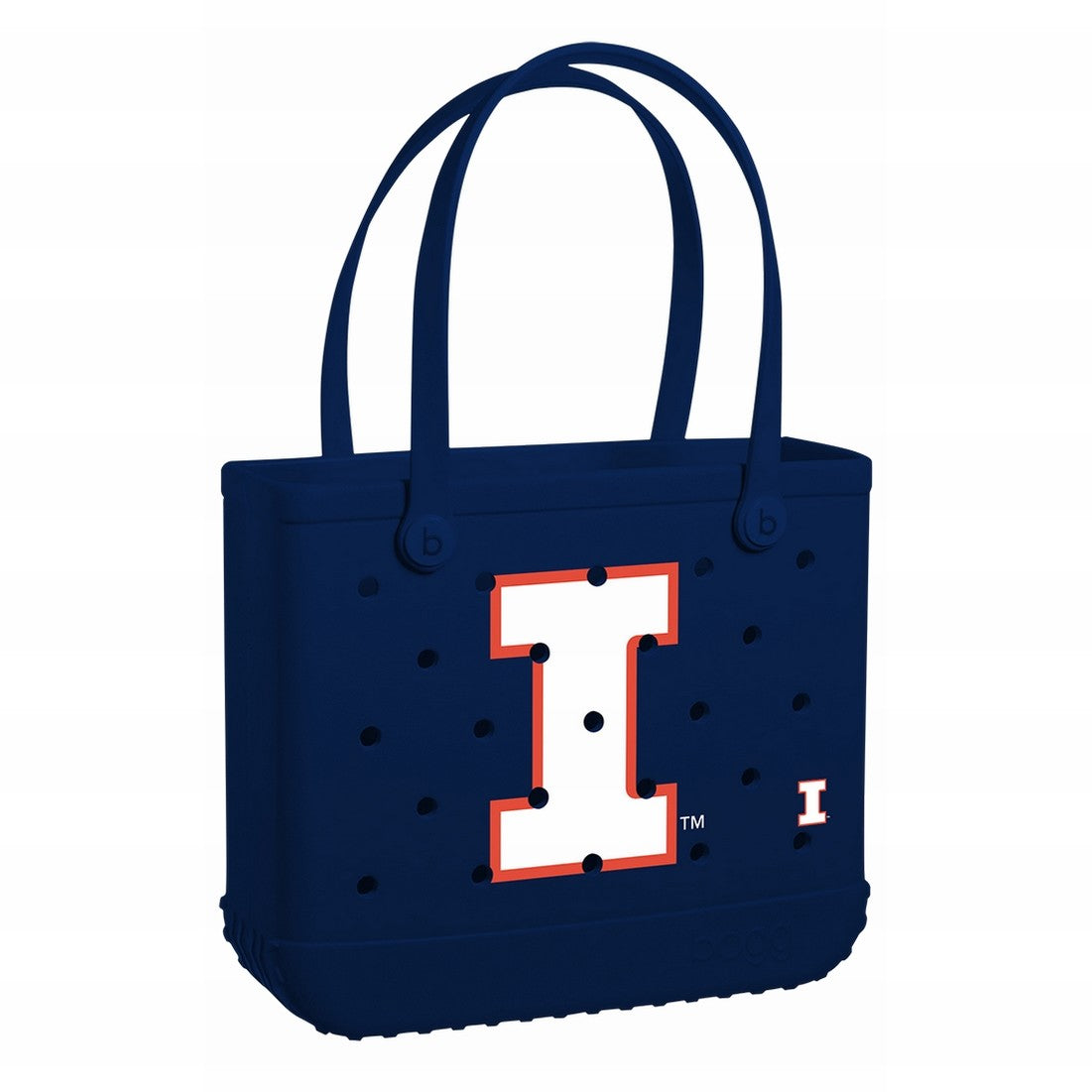 Baby Bogg Bag Illinois Fighting Illini Holiday Cruise Tote Lightweight Waterproof Deep Storage Interior for Resort Vacations