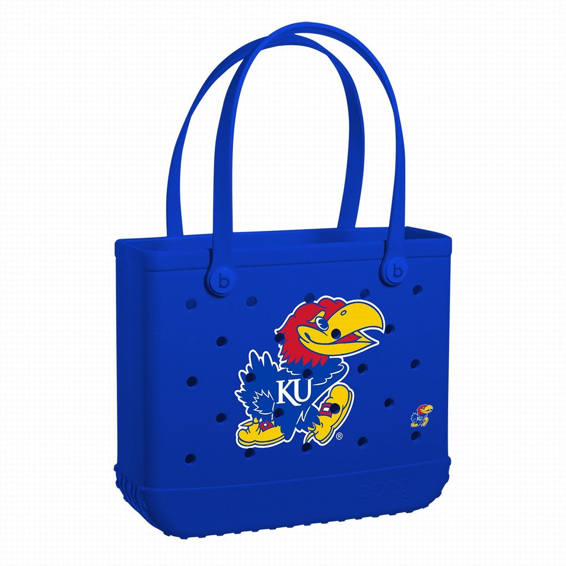 Baby Bogg Bag Kansas Jayhawks Poolside Storage Carryall Washable Lightweight with Easy Clean Surface for Outdoor Adventures Travel Organizer Vacation Essentials for Women