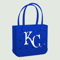 Baby Bogg Bag Kansas City Royals Lightweight Waterproof Carryall Large Capacity Oversized with Easy Clean Surface for Yacht Excursions Travel Organizer Vacation Essentials for Women