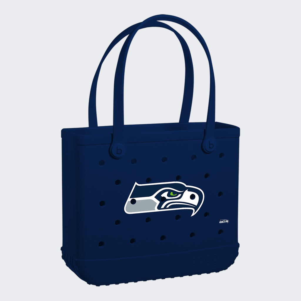 Baby Bogg Bag Seattle Seahawks Beach Picnic Storage Bag Functional Oversized Reinforced Grip Handles for Women