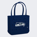Baby Bogg Bag Seattle Seahawks Beach Picnic Storage Bag Functional Oversized Reinforced Grip Handles for Women
