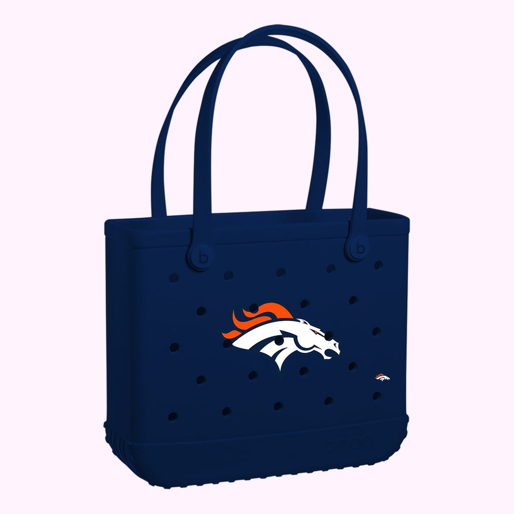Baby Bogg Bag Denver Broncos Heavy Duty Rubber Beach Bag Large Capacity Waterproof with Waterproof Phone Pouch for Outdoor Adventures Travel Organizer Vacation Essentials for Women