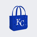 Bitty Bogg Bag Kansas City Royals Heavy Duty Rubber Beach Bag Tip Resistant Durable with Easy Clean Surface for Camping Trips Travel Organizer Vacation Essentials for Women